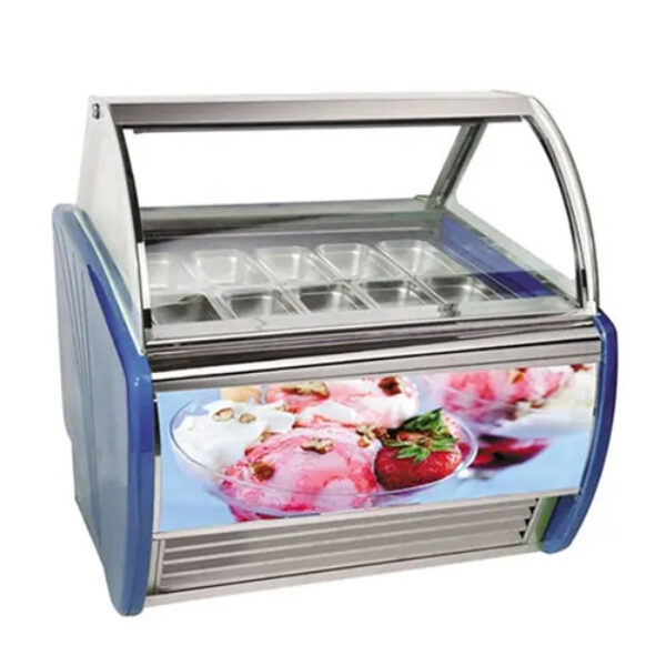 Curved Ice Cream Freezer 12 (1200*1130*1250)